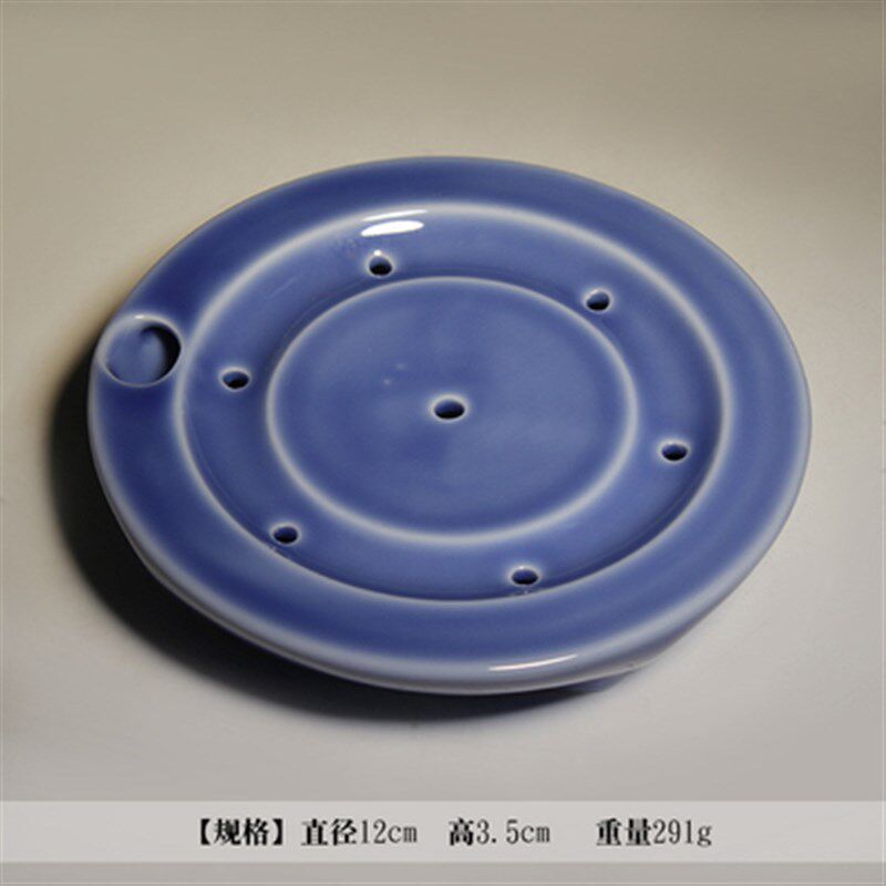 三希堂朱泥茶盘 家用双层壶承功夫茶具 紫砂养壶盘 中式风格茶具