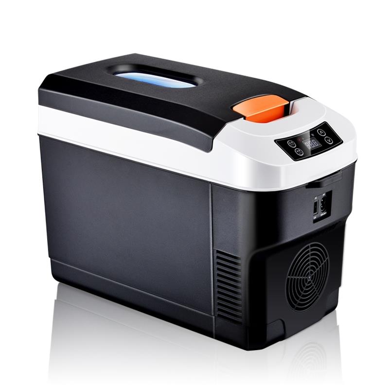 奥迪Q5 Q3Q7专用车载冷藏冷鲜冷热车家两用10L小冰箱