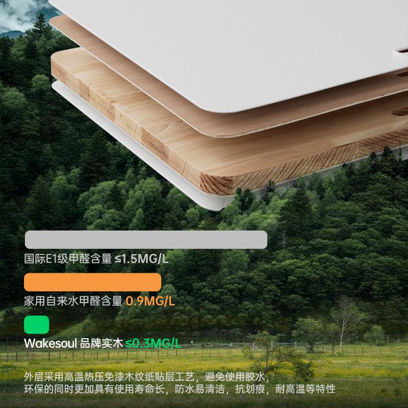 实木站立式升降电脑工作台桌面支架增高笔记本桌子办公室气动