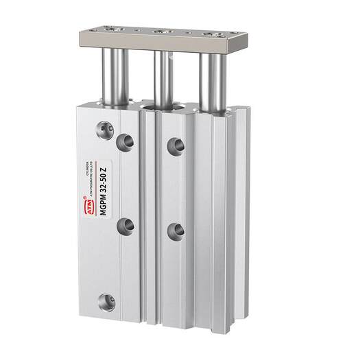 三导杆TCM6X10S TCM6X5S TCM10X15S TCM10X20S TCM12X30S三轴气缸