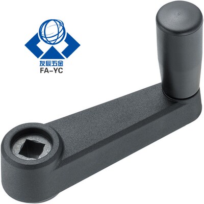 圆孔方孔摇手柄 HAE21/HAE26-R64.5/R80/R100/R130.5/R161