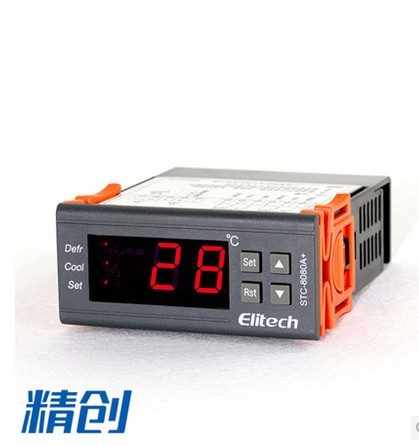 精创冷库温控器STC-8080A+制冷自动定时化霜智能温度控制器阻燃