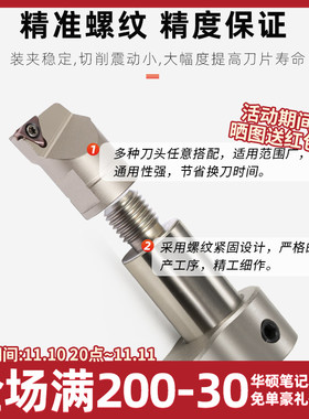 CBR外圆精镗头20/30-BE舍弃式组合式外圆组件加工中心精密镗刀