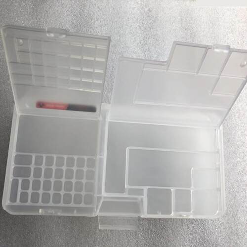 双层元件盒收纳盒手机维修螺丝零件盒主板塑料盒电子零件工具盒