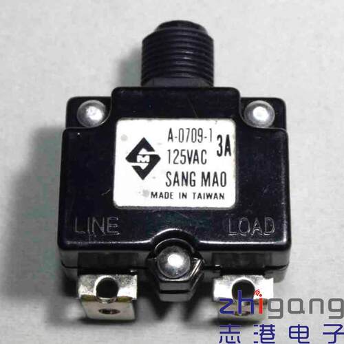 台湾开关 SANG MAO 过载开关 过载保护器 电流保护开关3A A-0709