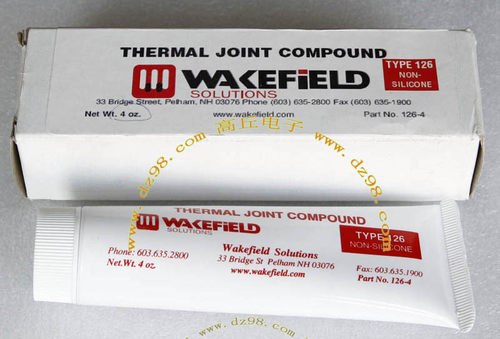 进口 WAKEFIELD TYPE 126 NON-SILICONE 导热胶 功率管 CPU 应用