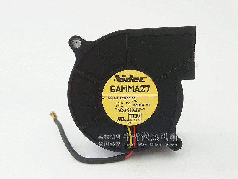 全新原装正品 NIDEC A35236-58 6025 12V 0.24A 涡轮风扇 鼓风机