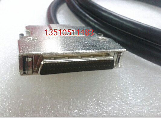 HPDB50线公对公带铁壳弹片式扫描仪线 高密50芯50针SCSI测试仪线