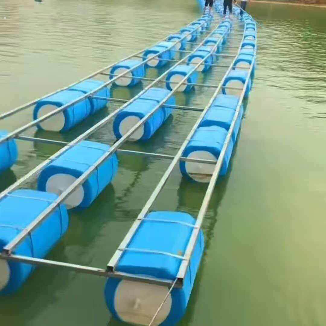 大浮力水上自制小船浮筒多功能浮子垂钓平台加厚环保箱网养殖浮桥