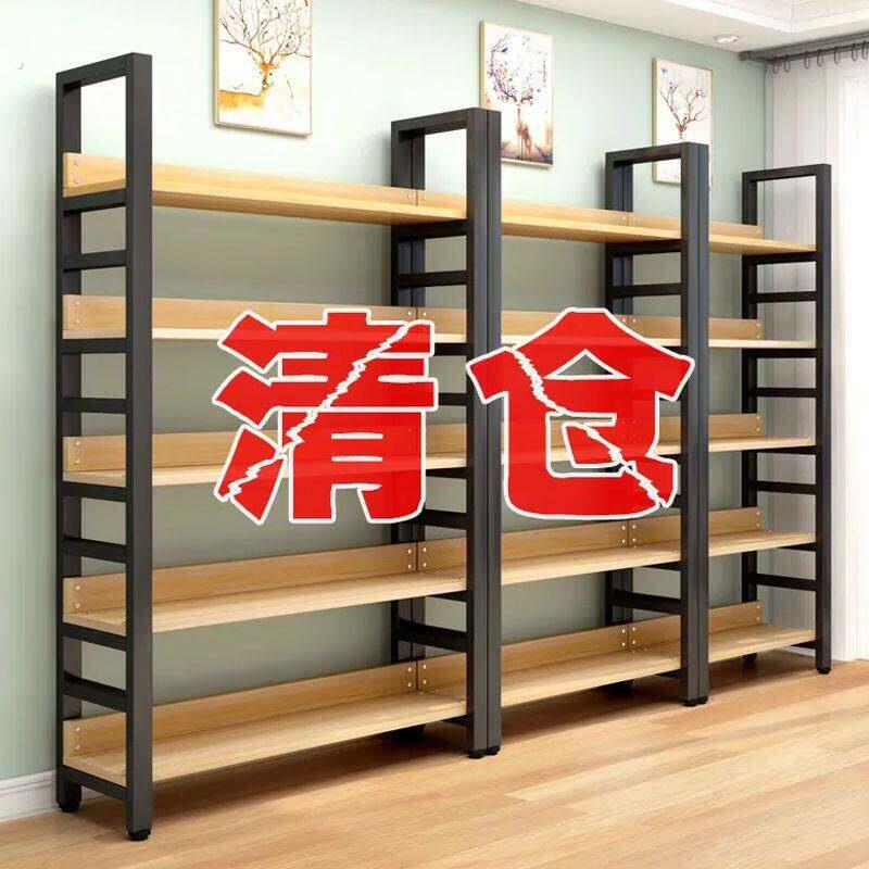 书架落地置物架家用多层货架客厅钢木收纳架超市展示架厨房储物架