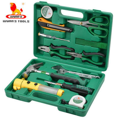 威力狮21件套五金工具箱 家用套装家庭维修水电工 工具包组套W021