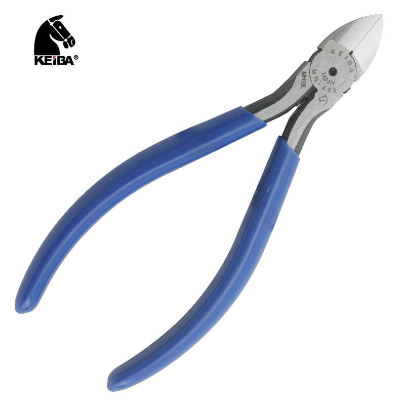 日本进口马牌KEIBA斜口钳5寸斜咀钳电子钳MN-A05剪切钳水口钳工具