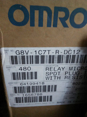 G8V-1C7T-R-DC12V 正品原装OMRON继电器