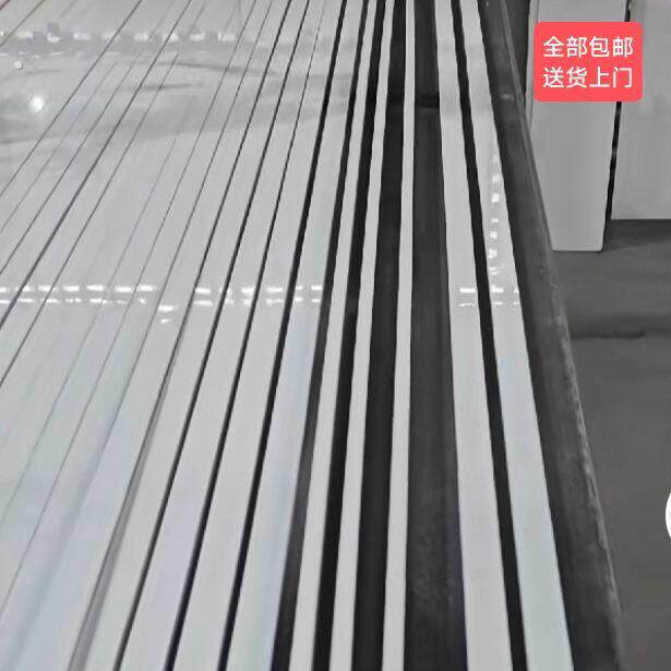 白色人造大理石水磨石分隔条分隔条黑红灰地面分格条岩板条瓷砖条