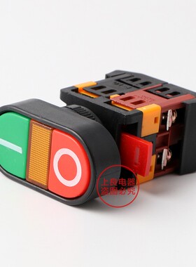 按钮开关APBB-22N 椭圆双头式带灯按钮开关