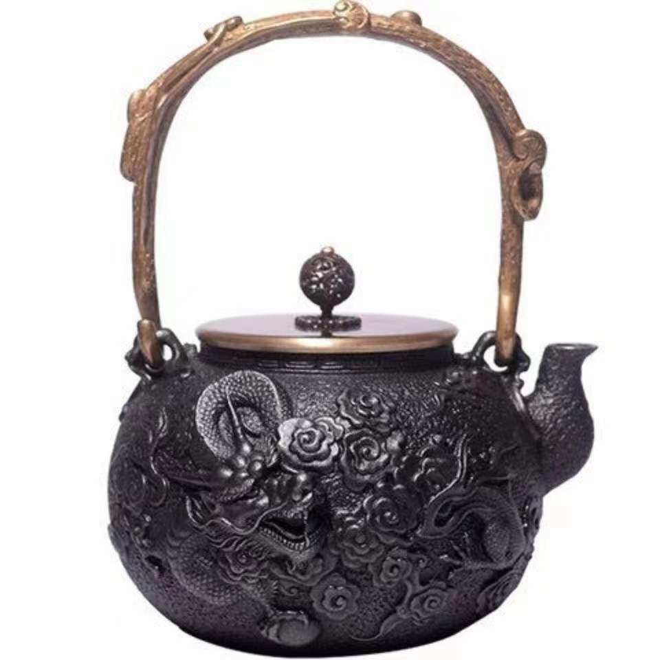 纯手工铁壶家用铸铁茶壶套装泡茶壶日式煮茶炉煮水壶煮茶器