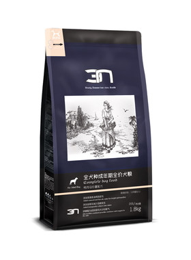 BOTH N3宠物狗粮鸭肉甜薯泰迪比熊吉娃娃金毛通用型成犬粮4磅d56