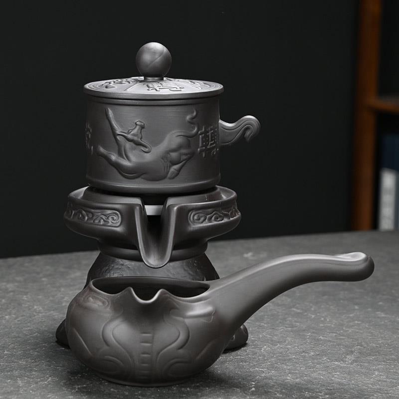 紫砂懒人茶漏滤茶器半自动功夫茶具配件扭转乾坤泡茶神器泡茶专用
