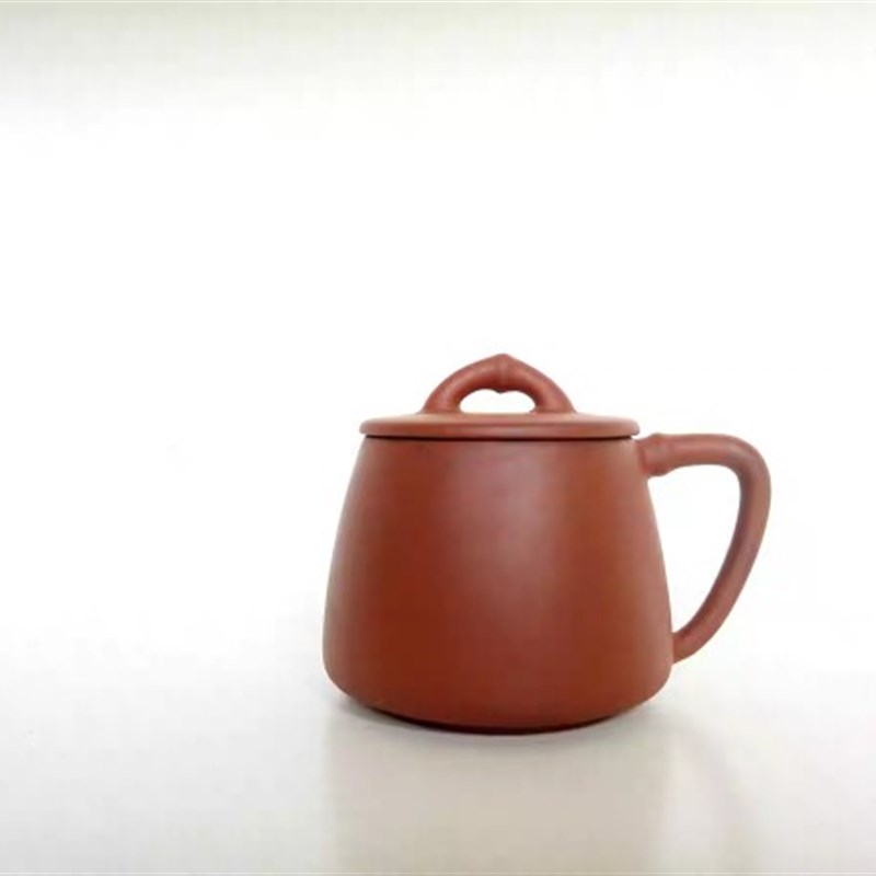纯全手工办公茶杯水杯家用高端中式送礼杯子茶具盖杯原矿红泥料