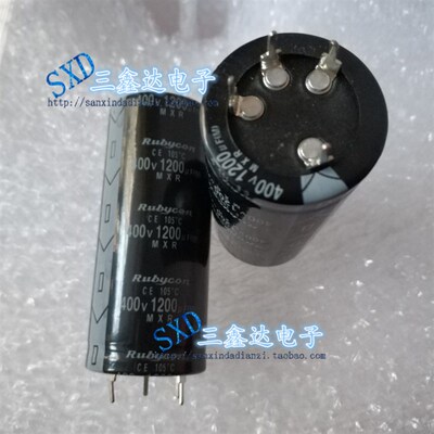 400V1200UF全新铝电解电容  450V焊机逆变护电解电容 35*80 4脚