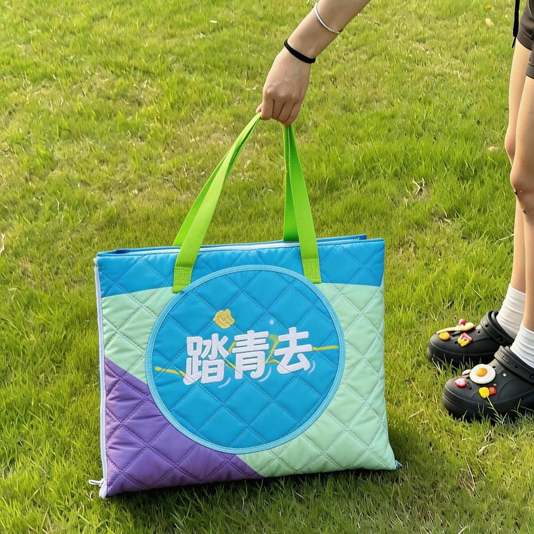 露营好物！春游野餐垫便携折叠户外野餐布防水防潮公园草坪垫加厚