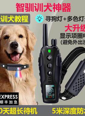 智驯彩屏遥控训狗器狗电击项圈训犬神器电子脖圈防狗叫止吠大小型