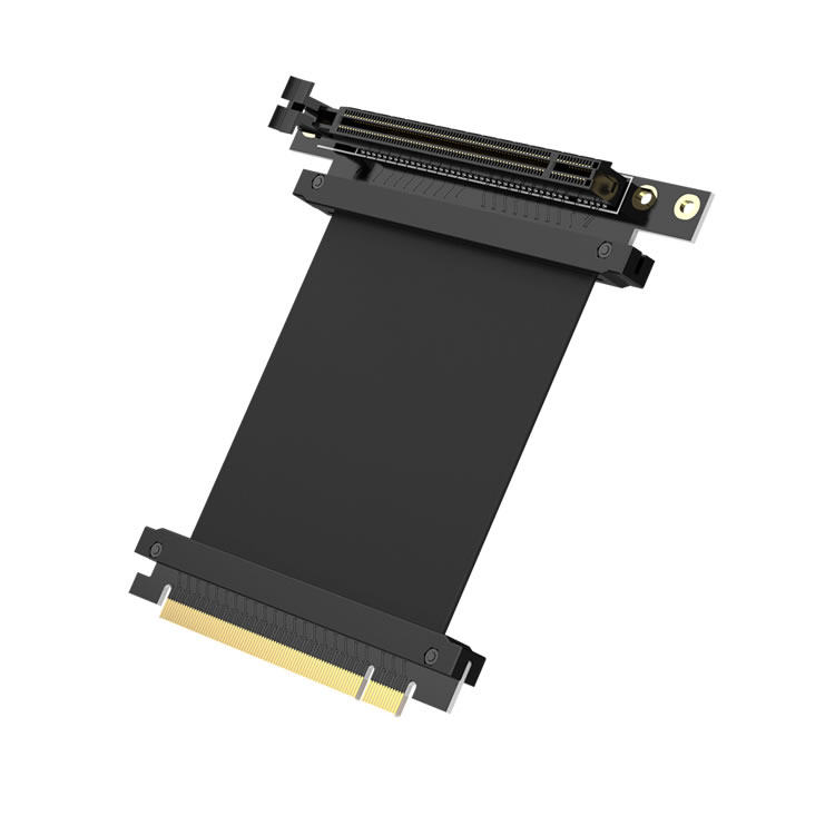 pci-e 3.0 16x显卡延长线 90度竖放 L型台式显卡转接线支持1060卡