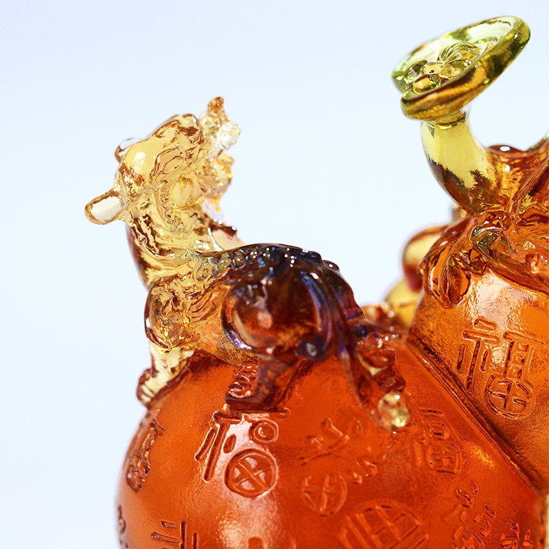 琉璃葫芦貔貅摆件福禄招财居家玄关客厅办公开业摆放装饰中式礼品
