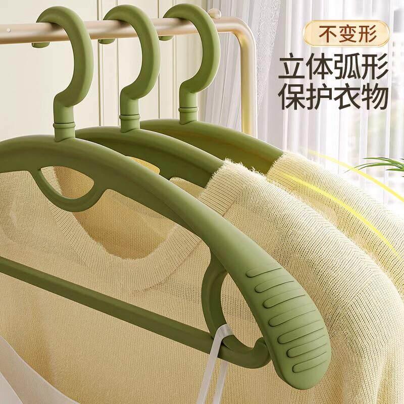 大衣毛衣无痕衣架衣服挂架家用宽肩凉衣防肩角衣撑衣架子收纳衣架