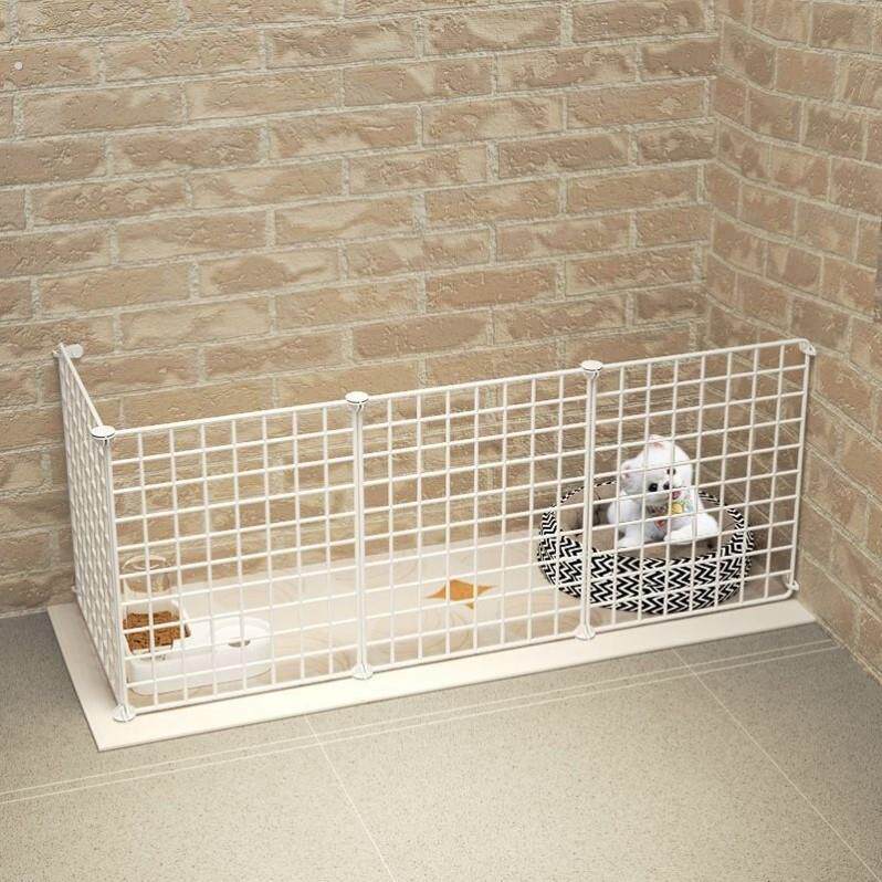 狗狗围栏家用室内宠物猫栅栏小型犬狗笼子拼接片自由组合隔离门栏