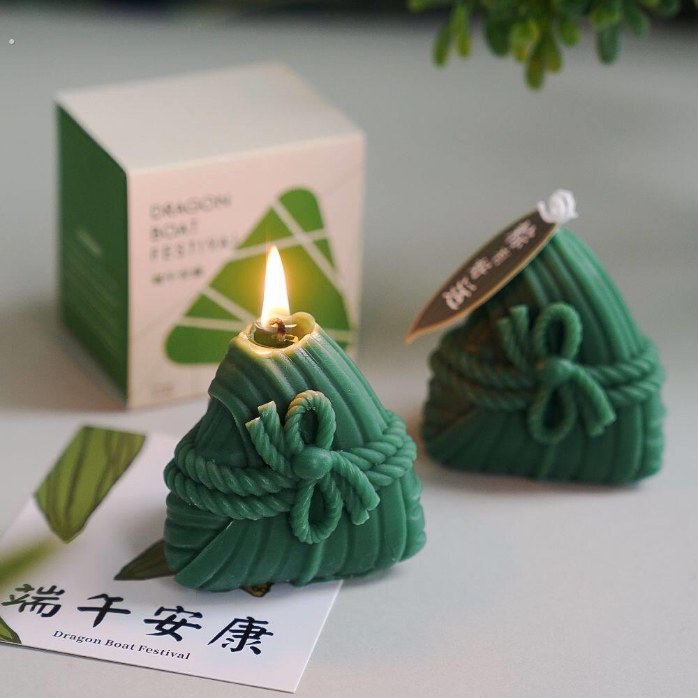 粽子伴手礼香薰小众蜡烛安康创意纪念香氛礼物造型家居摆件端午节