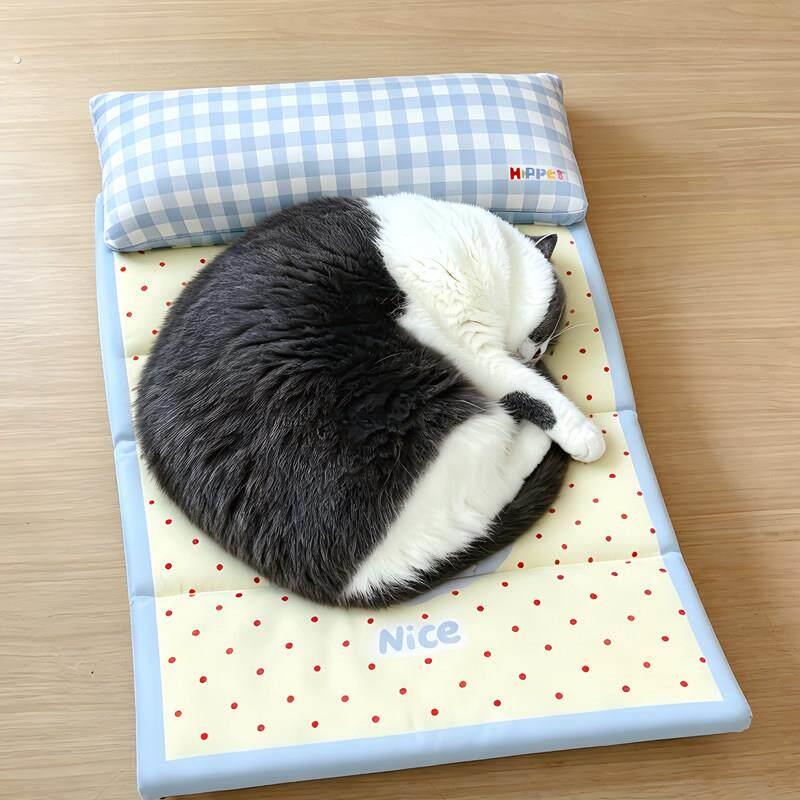 猫主子喜欢！宠物冰垫凉席垫子猫咪夏季睡觉降温神器夏天睡垫凉垫