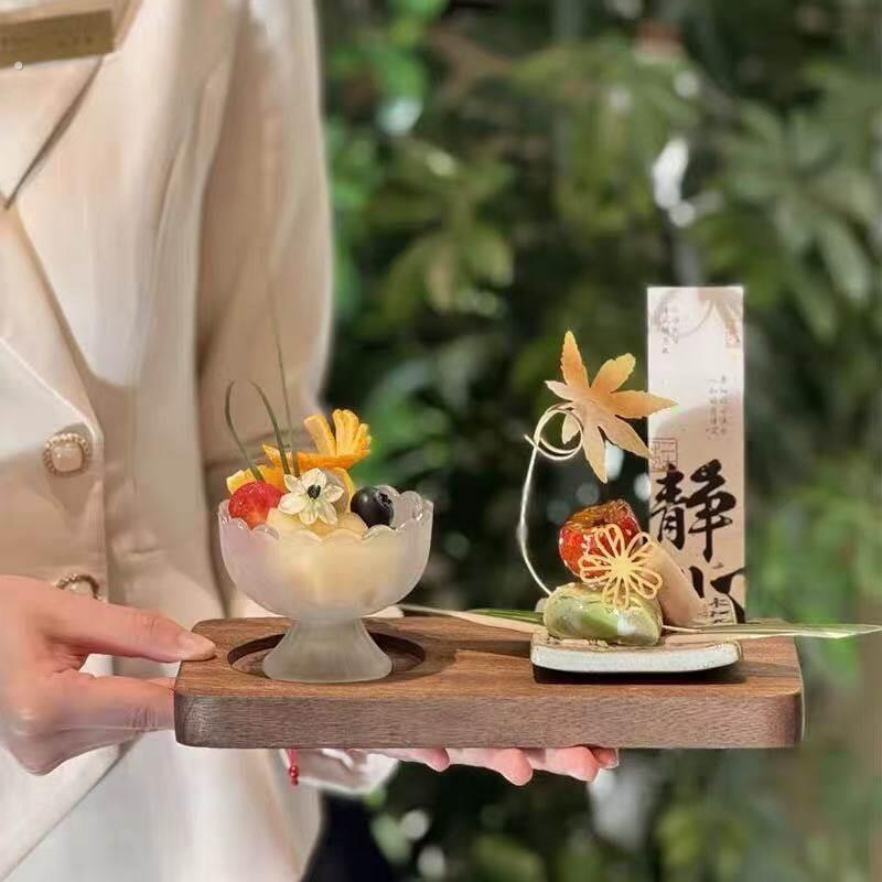 新中式茶歇摆台装饰位上餐具酒店商务会议接待甜品精致高颜值茶点