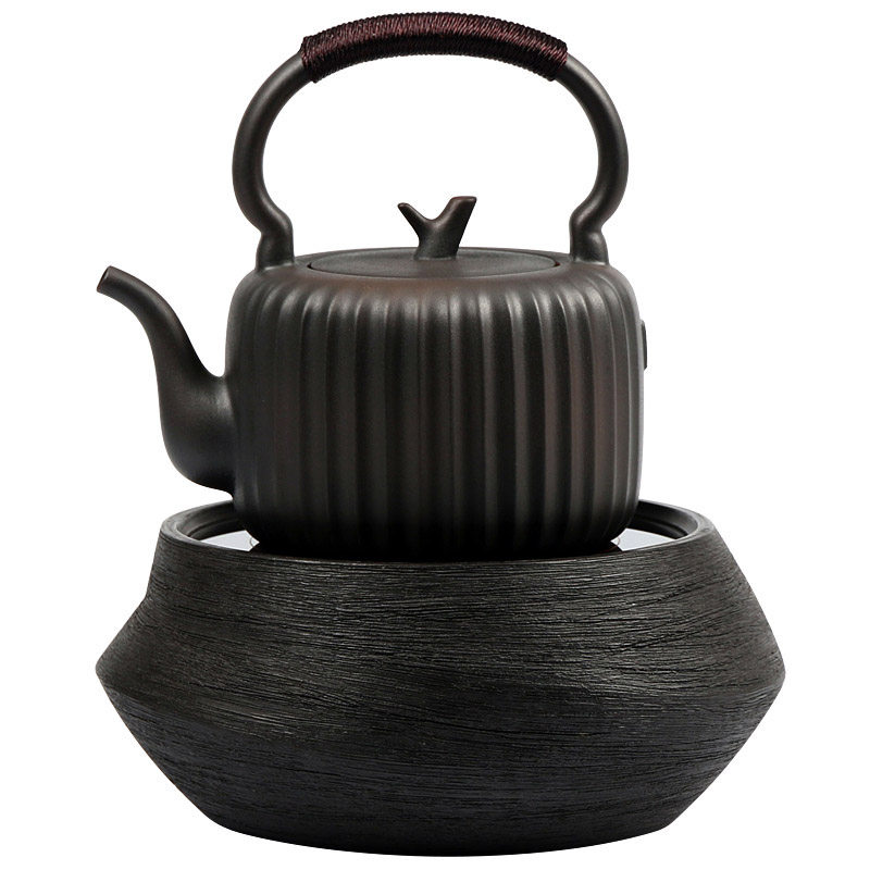 日式静音电陶炉煮茶炉陶壶煮茶烧水壶陶炉家用小型迷你电炉煮茶器