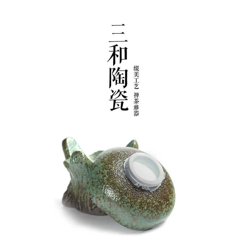 粗陶茶虑组合 漏架套组功夫茶具 粗陶茶漏托套装过虑茶网茶渣包邮
