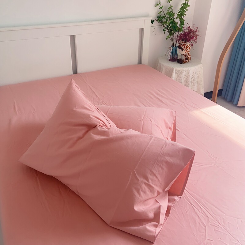 全棉加厚纯棉磨毛枕套一对装定制尺寸枕头套子男女家用48cmx74cm