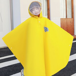 雨衣儿童4岁幼儿园男孩女童78岁小学生斗篷10岁背包宝宝骑行雨披