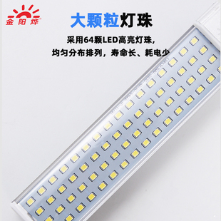 高亮LED灯泡灯炮大功率E27螺口灯管机床日光灯泡工作灯泡24V 220V