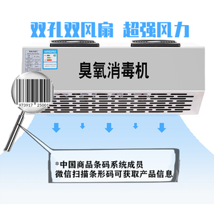 壁挂式臭氧发生器消毒机养殖场食品厂垃圾房空气杀菌消毒挂壁除臭