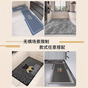 硅藻泥厨房地垫防滑防油吸水垫耐脏脚垫防水专用可擦免洗地毯吸油