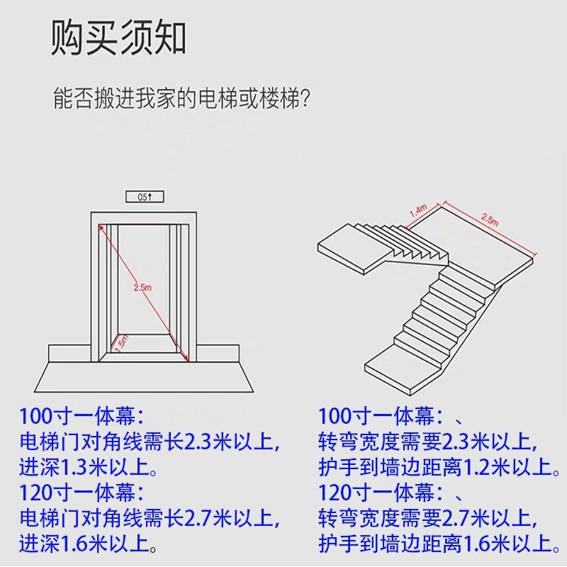松果树投影幕布家用一体式画框幕布免组装壁挂窄边框4K高清2.8倍