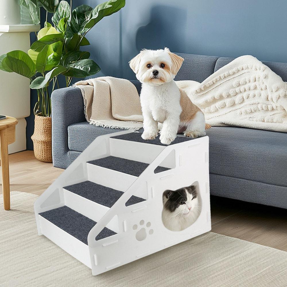 新款宠物用品猫爬架猫爬梯可折叠宠物楼梯加厚防滑狗狗猫咪室内用