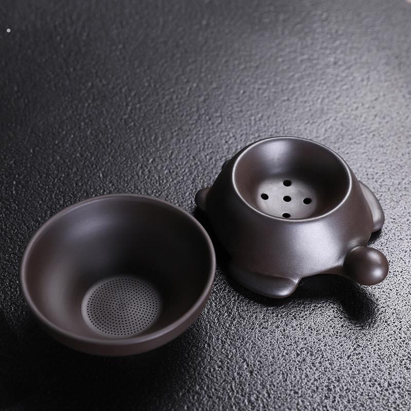 单独茶滤紫砂茶漏创意功夫茶具配件陶瓷滤器茶漏斗茶隔托倒茶过滤