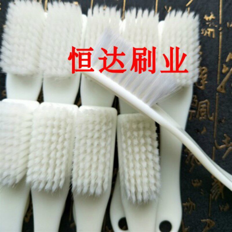 包邮文玩刷子白尼龙丝超硬款软款金刚核桃开青皮专用刷清理毛刷