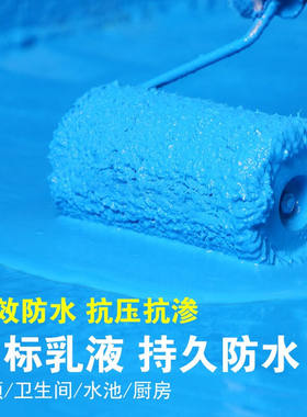 水迪化妆室鱼池防水涂料JS水池饮水池游泳池防漏胶楼顶室外屋顶天