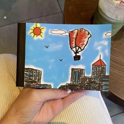 七夕礼物藏戒指的手翻书天灯戒指浪漫求婚动画表白神器创意礼物