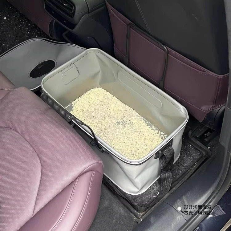 折叠猫砂盆超大号外出便携式猫咪可携带方便出门旅行厕所半封闭式
