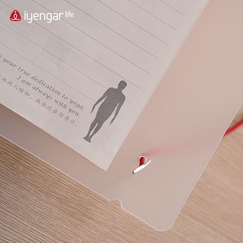 艾扬格Life 瑜伽A5活页笔记本 道林纸 大师语录 可更换内页 新品