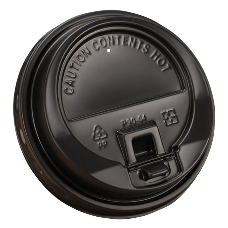90口径杯盖一次性防漏奶茶杯咖啡开关盖纸杯盖子80PP热饮杯盖通用