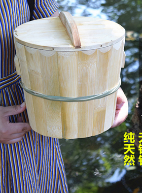 蒸饭木桶甑子楠竹香杉木蒸子米饭桶纯手工糯米竹桶饭蒸笼饭团包邮